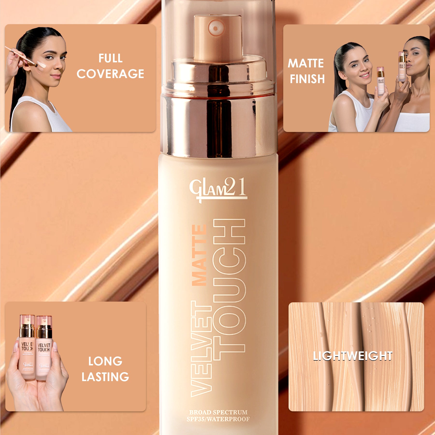 Velvet Touch High Coverage Foundation banner