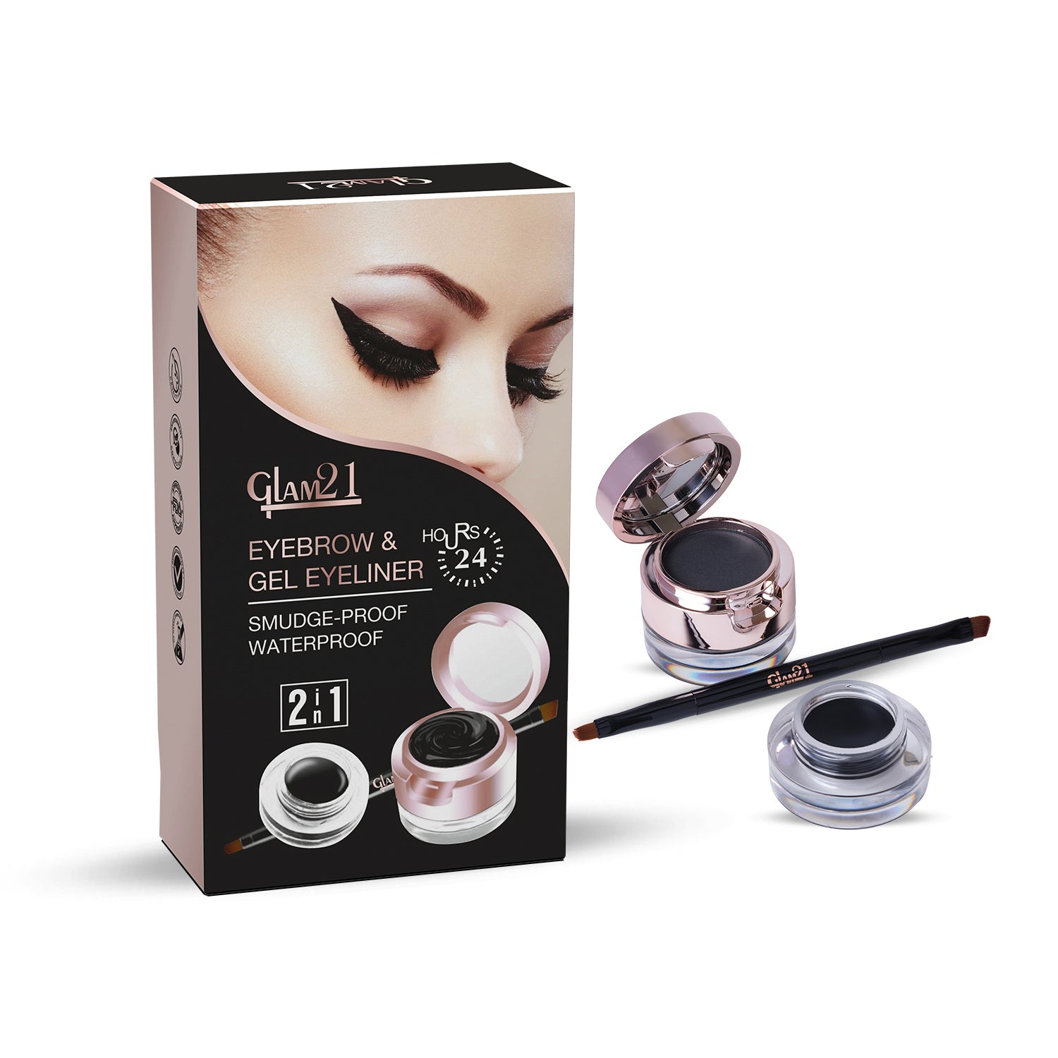 2-IN-1 Eyebrow & Gel Eyeliner