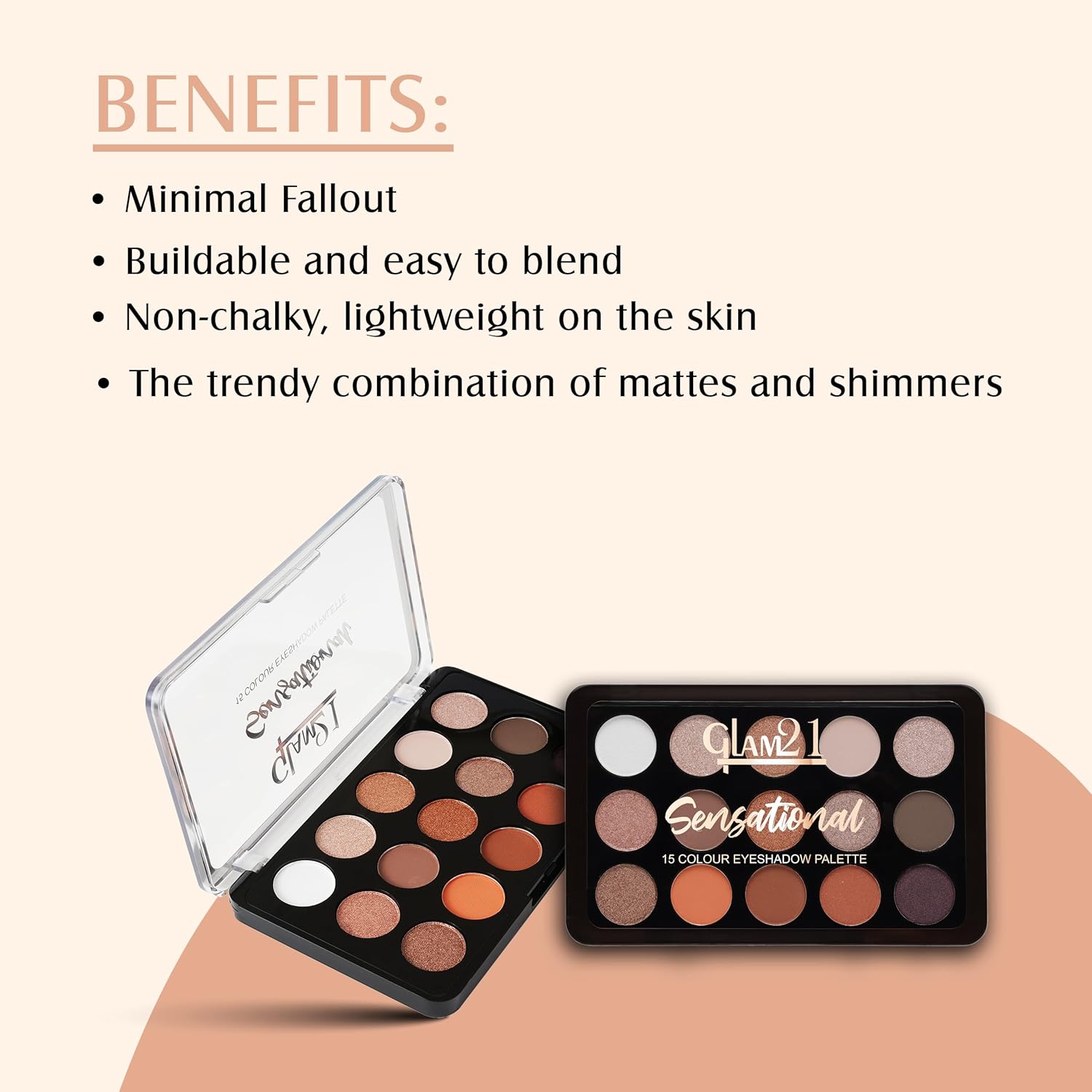 Sensational 15 Colour Eyeshadow Palette