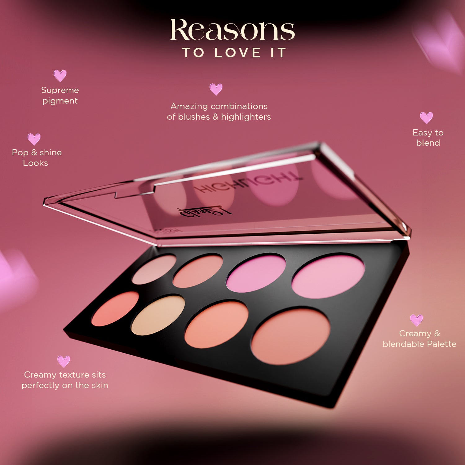 Blush Highlighter Palette