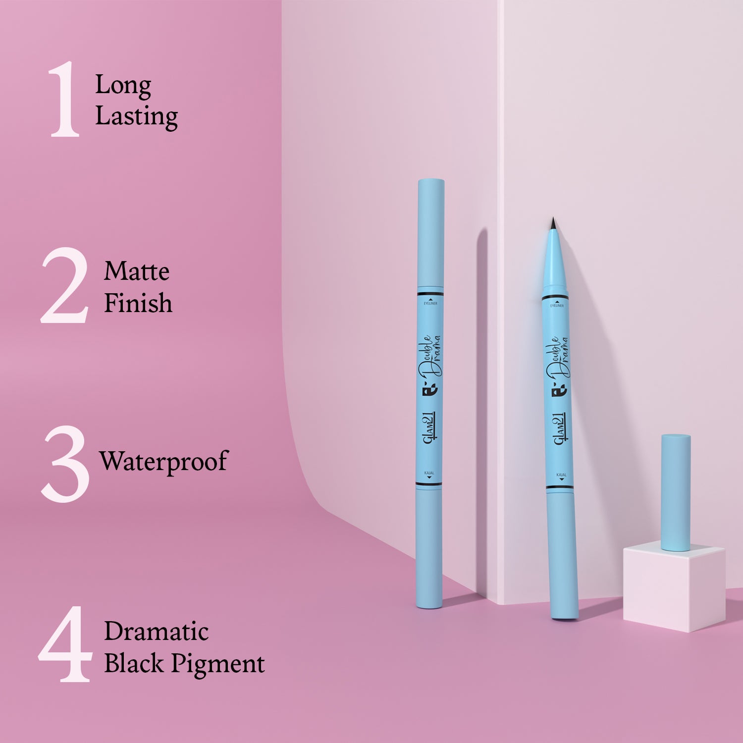 Double Drama Kajal+Eyeliner