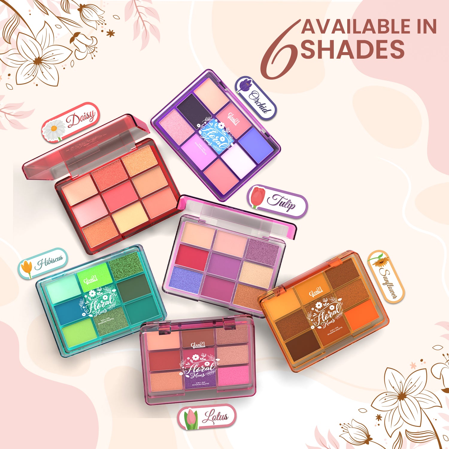 Floral Hues Eyeshadow palette
