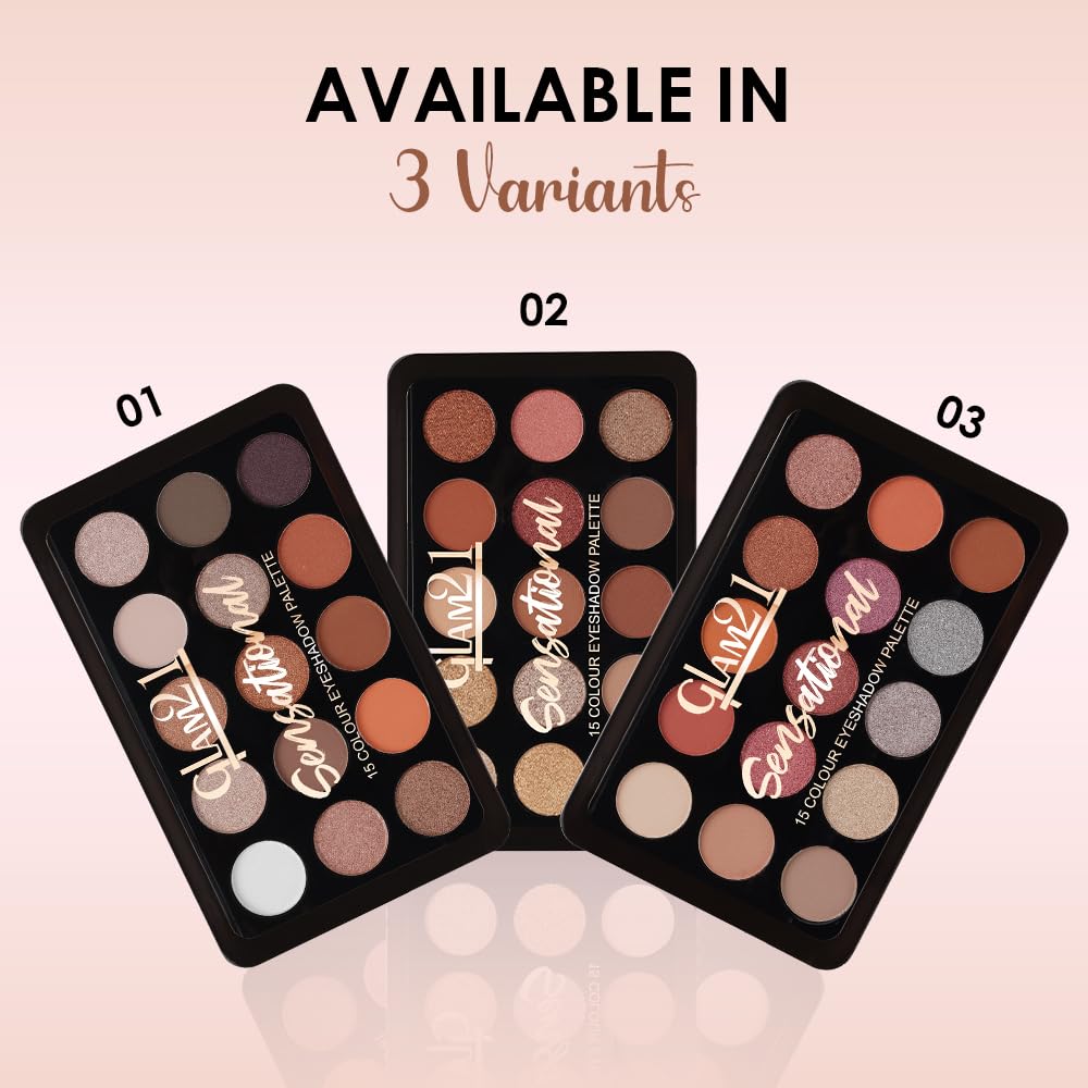Sensational 15 Colour Eyeshadow Palette