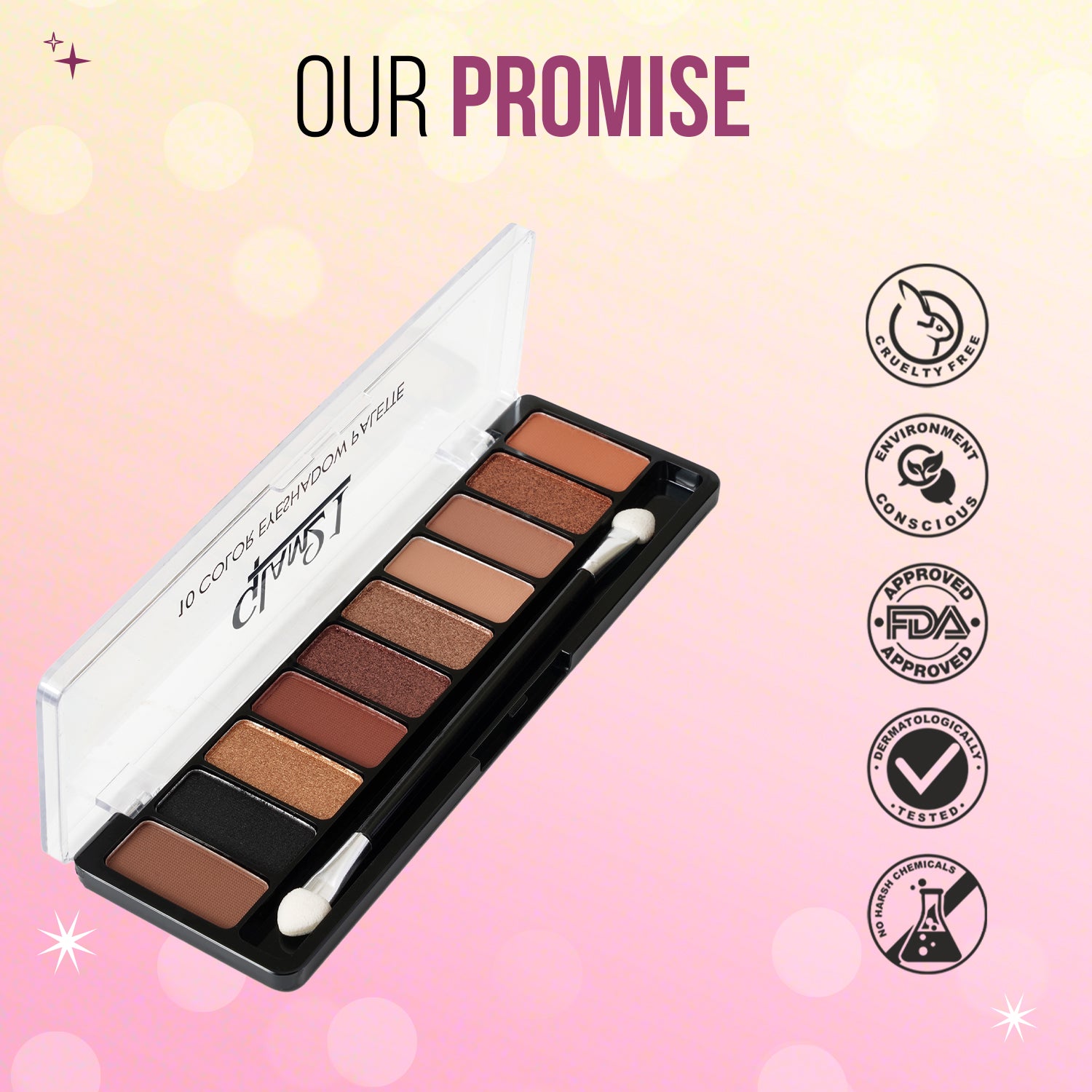 10 Color Eyeshadow Palette