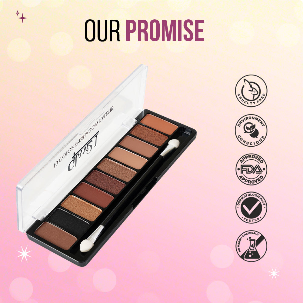 10 Color Eyeshadow Palette