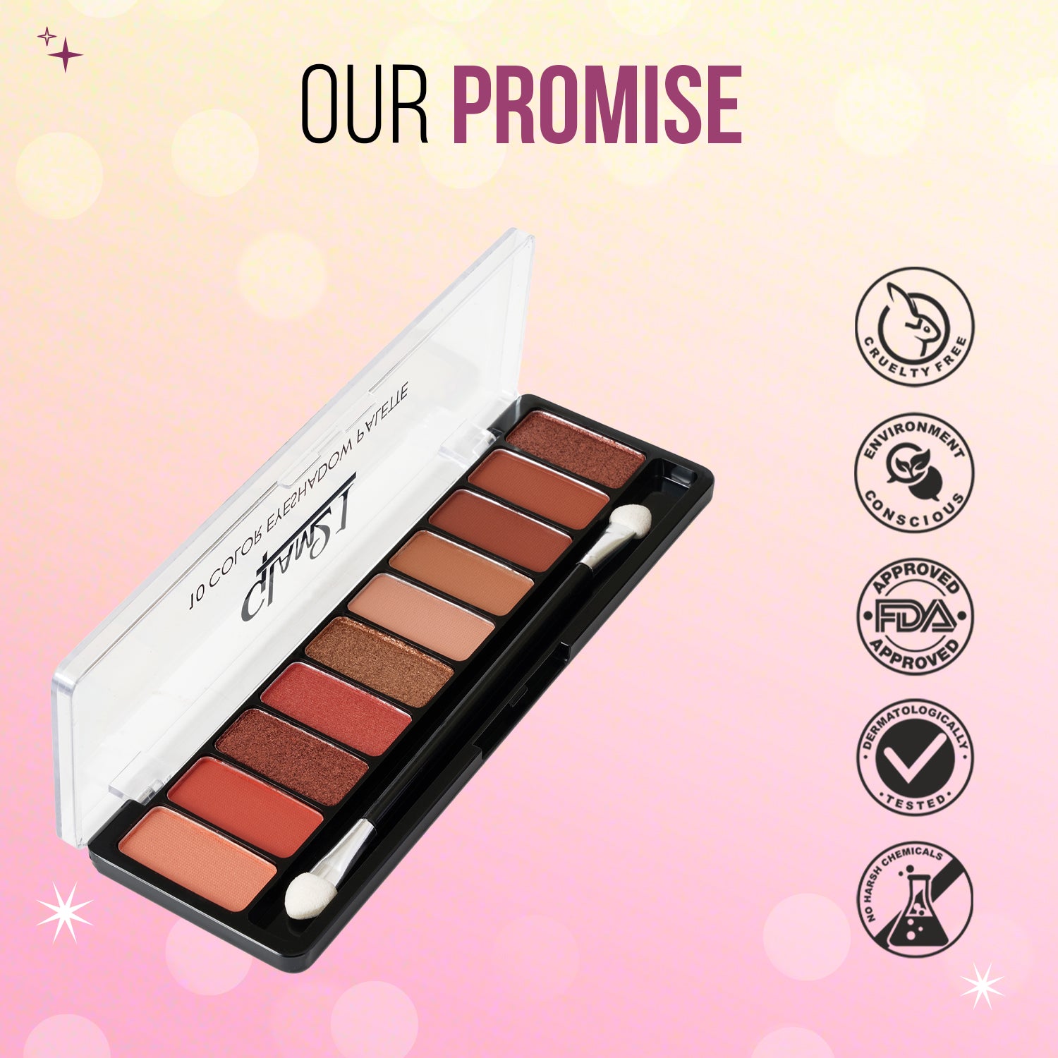 10 Color Eyeshadow Palette