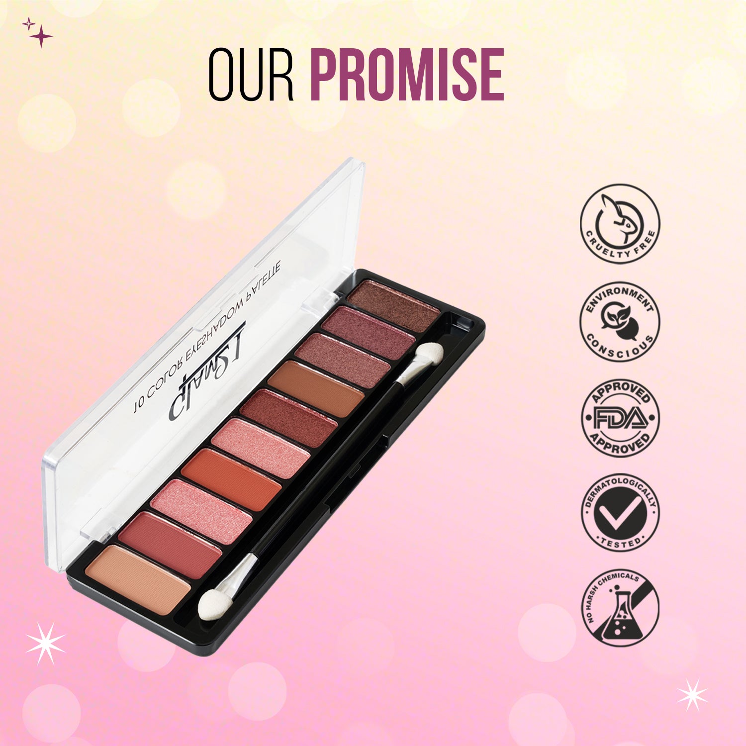 10 Color Eyeshadow Palette