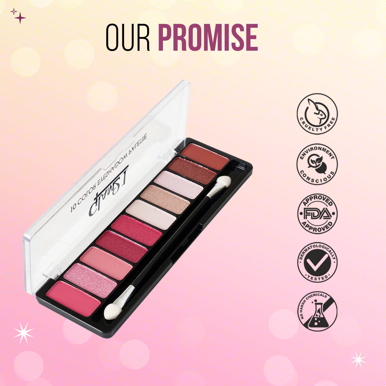 10 Color Eyeshadow Palette