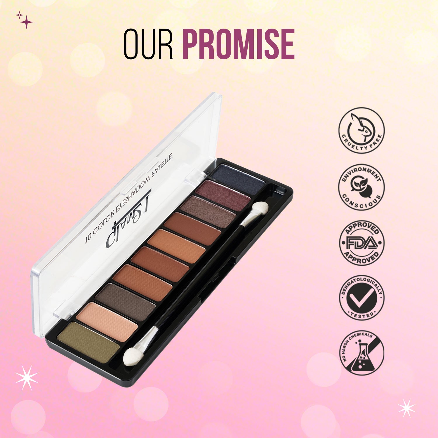 10 Color Eyeshadow Palette