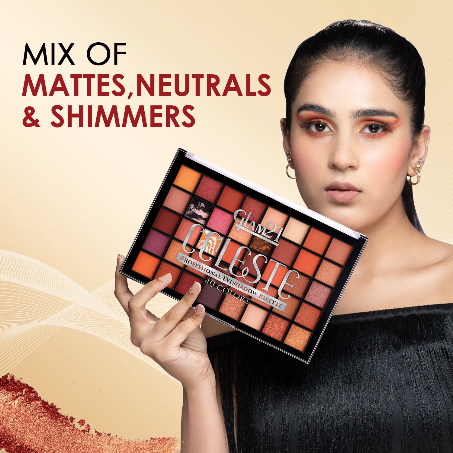 Celeste Professional Eyeshadow Palette