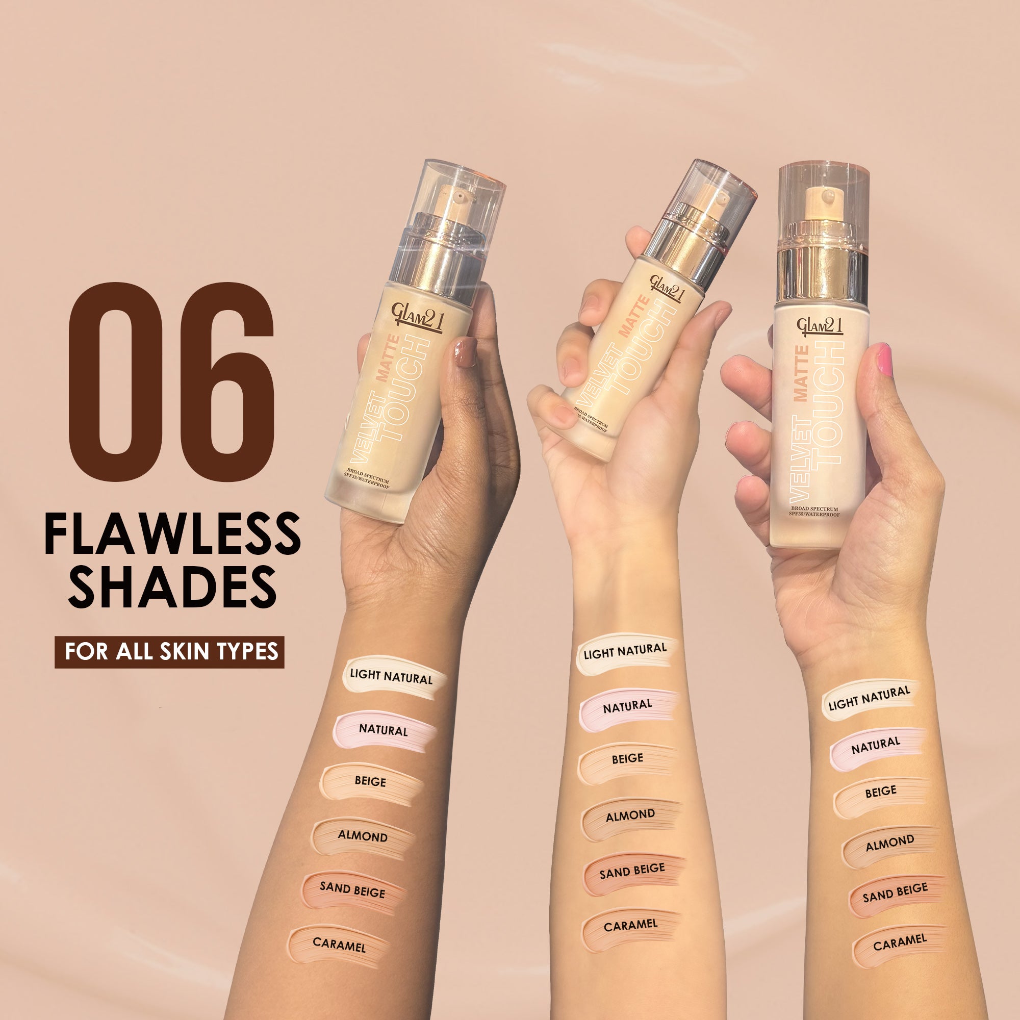 Velvet Touch High Coverage Foundation