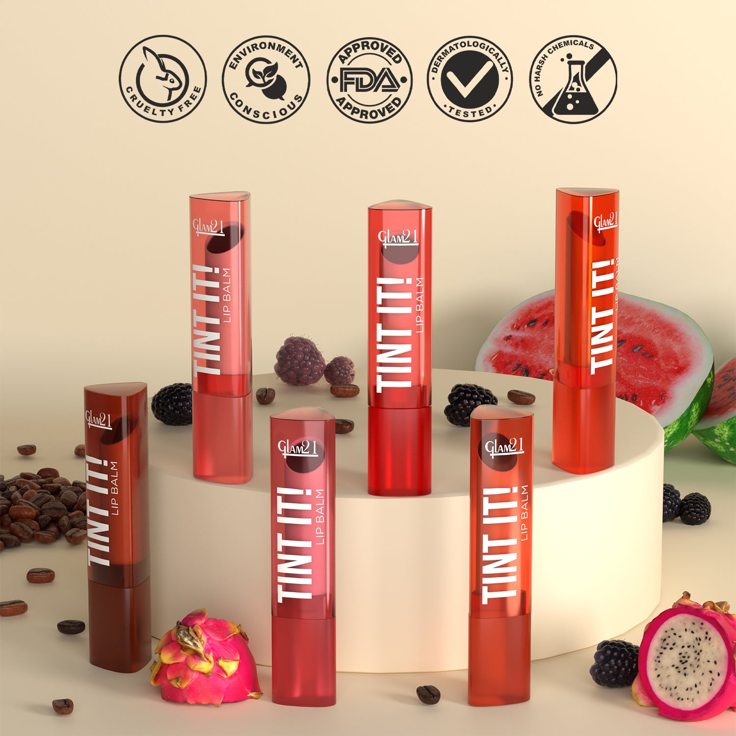 Tint It! Lip Balm - Pack of 3