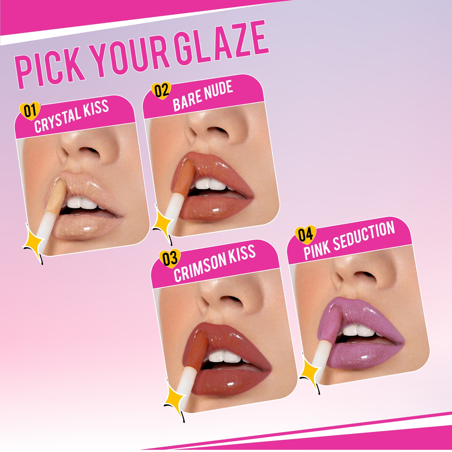 Gloss Pout Shimmer Lip Gloss banner