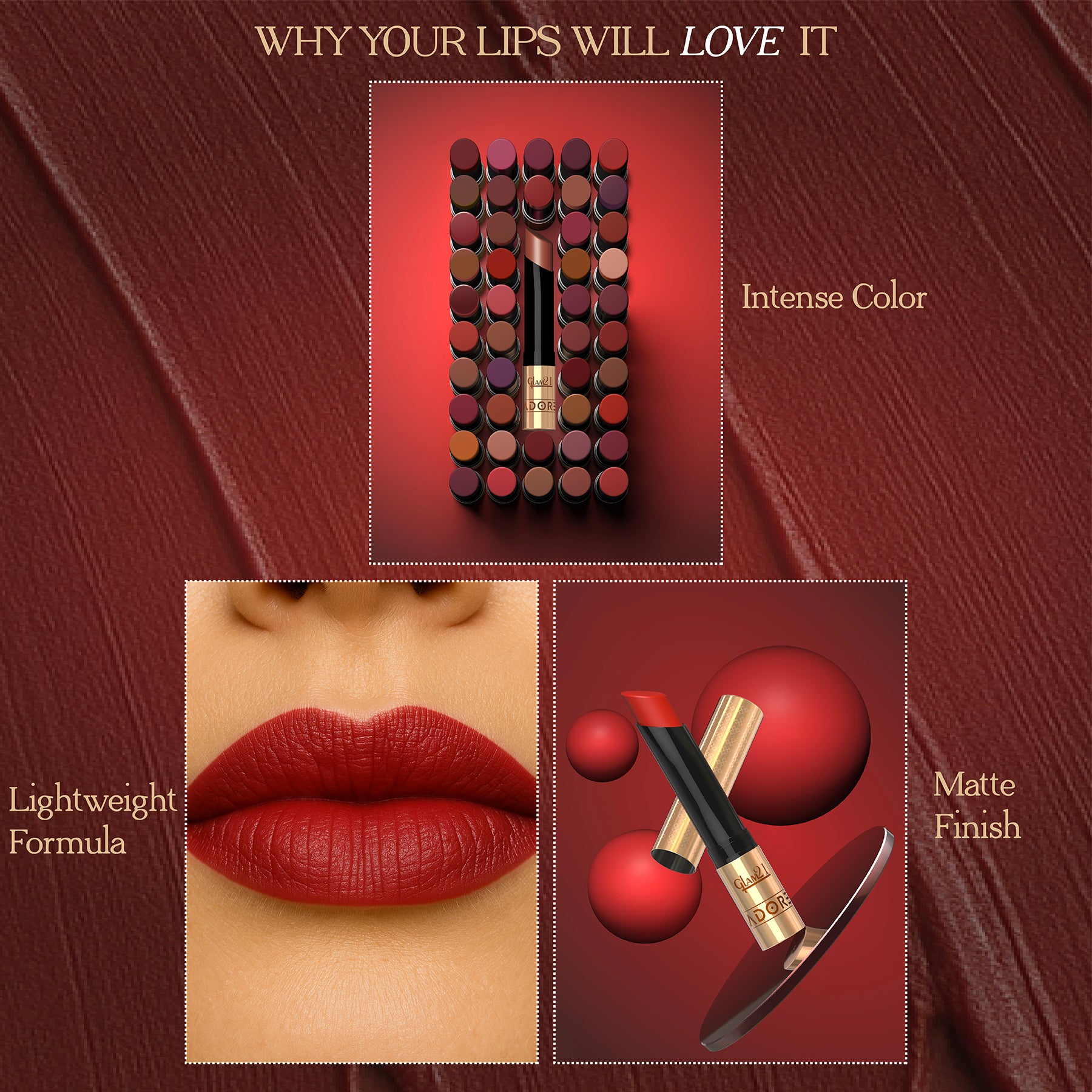 Adore Lipstick banner
