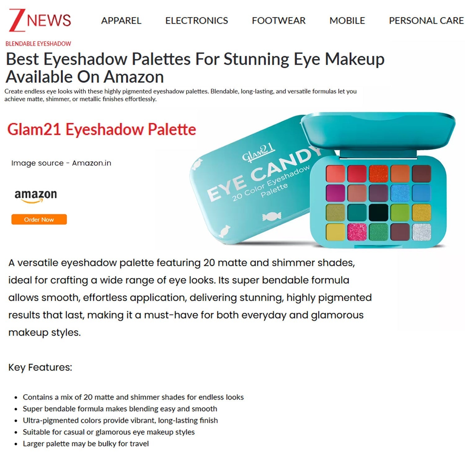 Best Blendable Eyeshadow Palette For Stunning Eye Makeup Looks