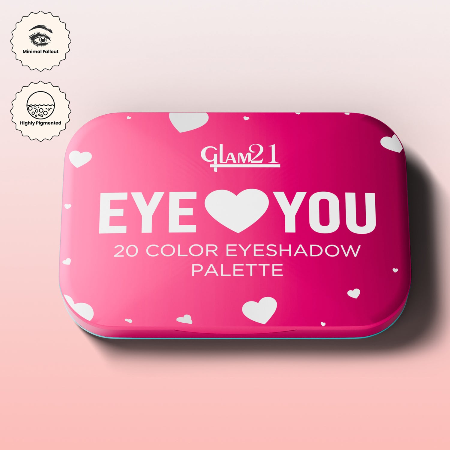20 Color Eyeshadow Palette Combination of Mattes and Shimmers