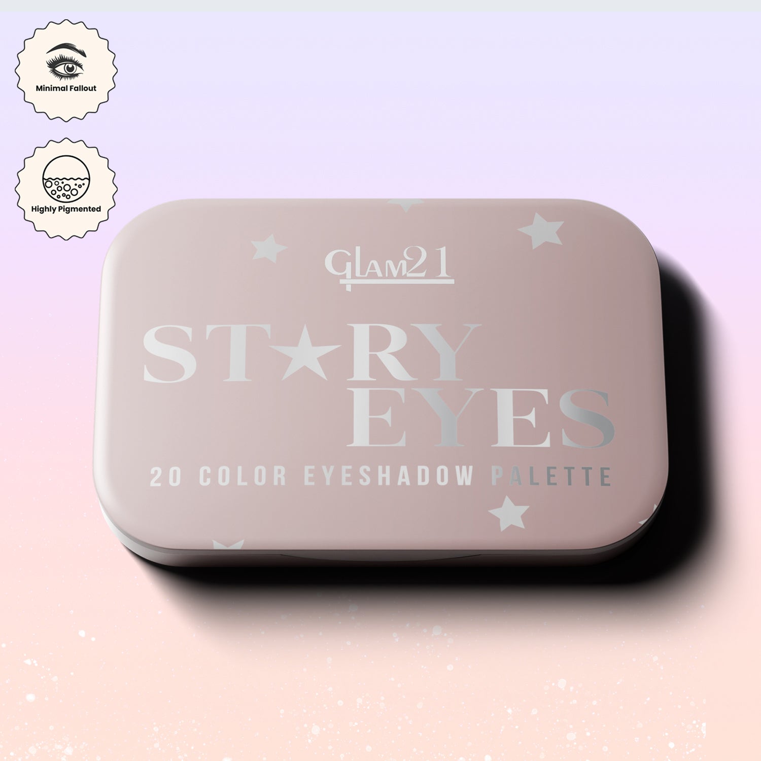 20 Color Eyeshadow Palette Combination of Mattes and Shimmers
