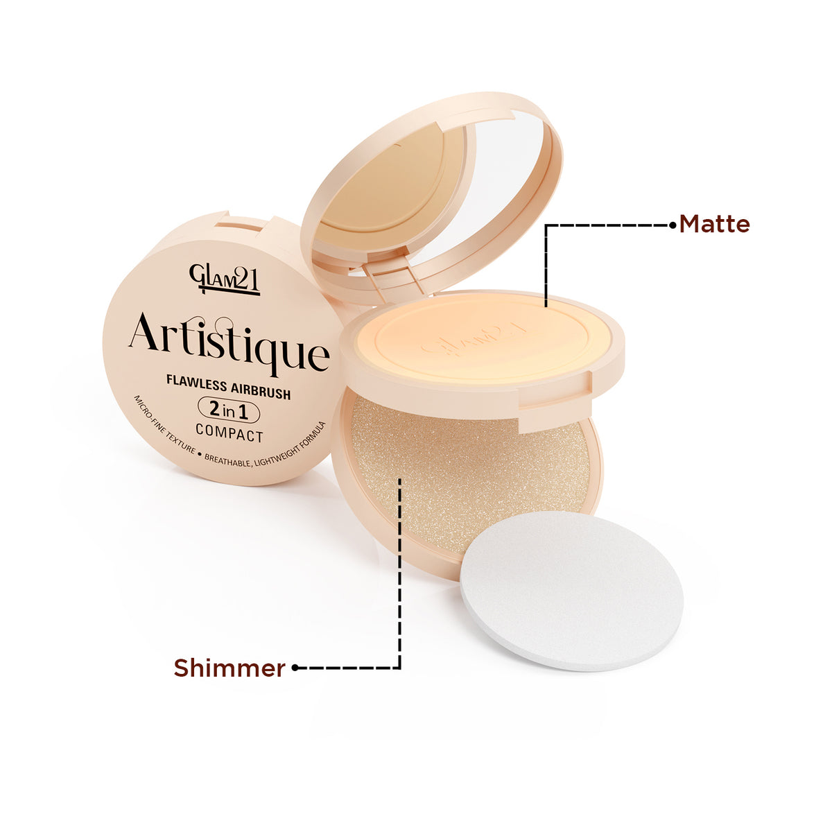 Artistique Flawless Airbrush 2 in 1 Compact