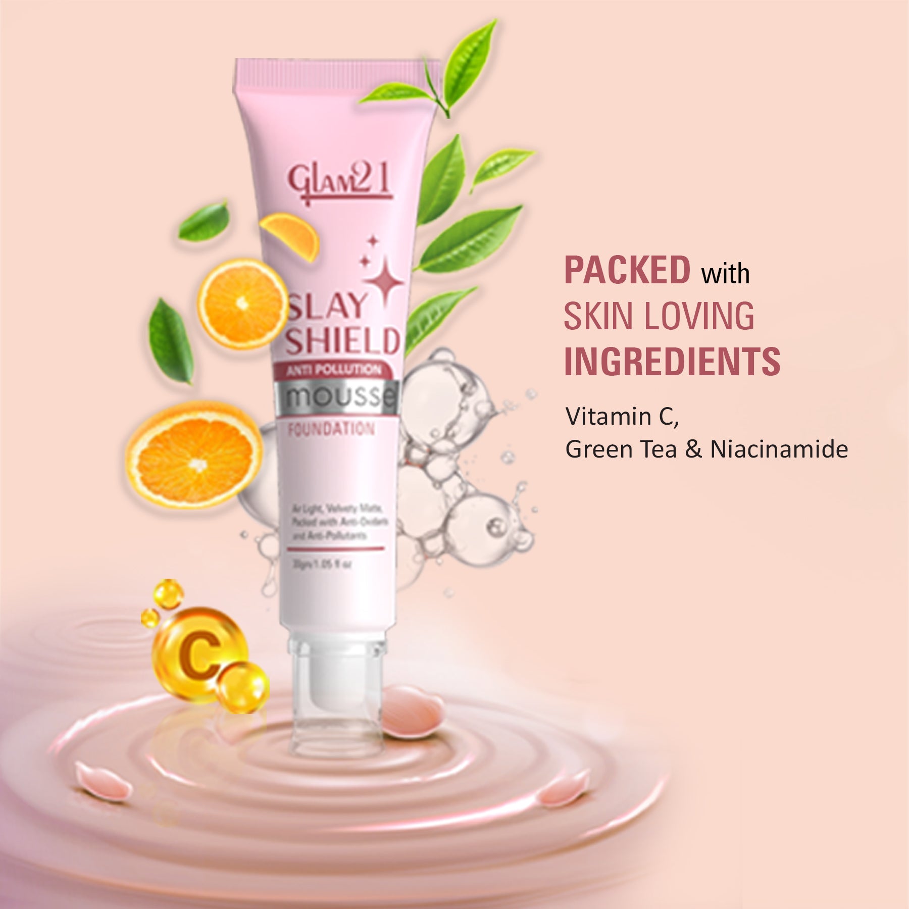 Slay Shield Mousse Foundation banner