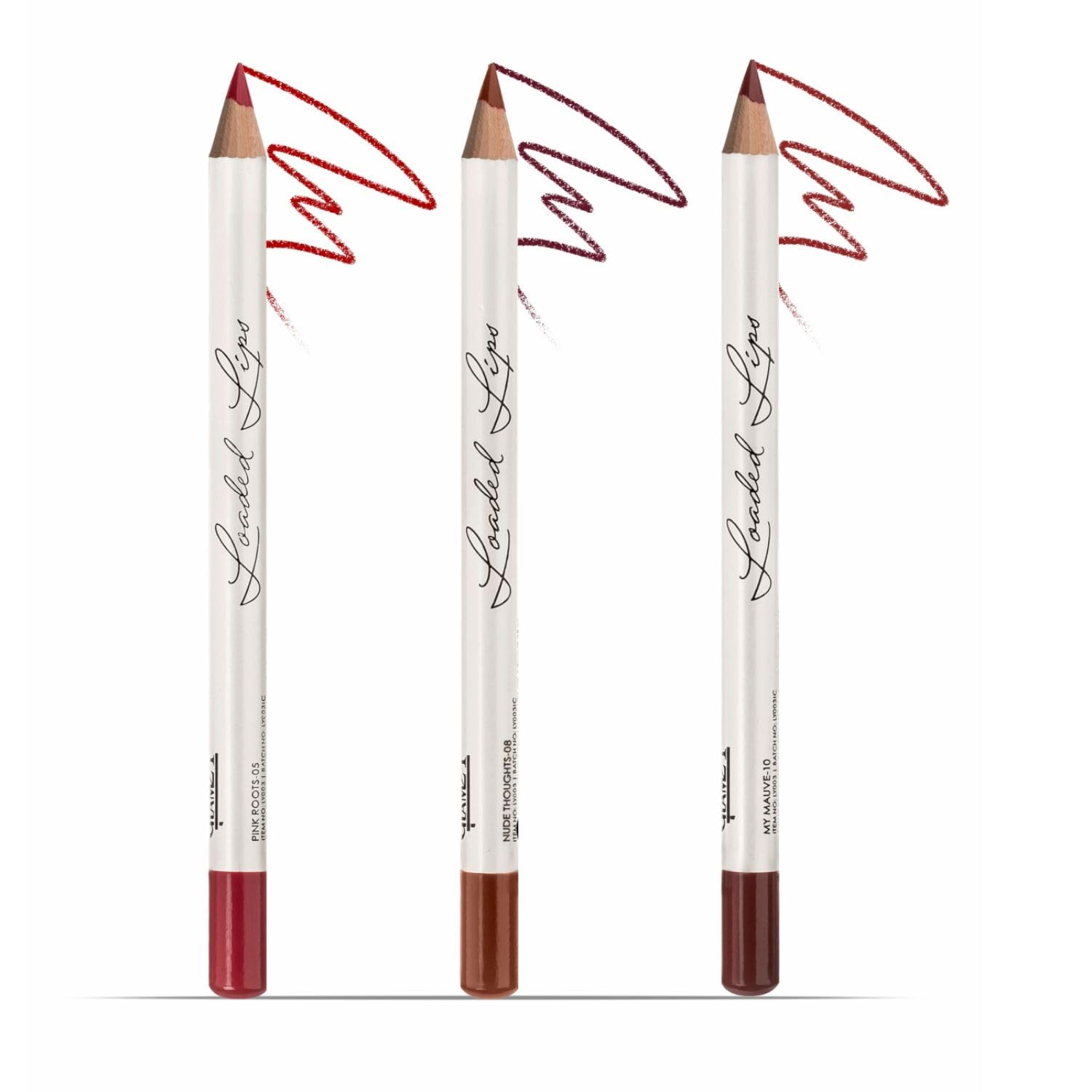 Loaded Lips Liner Pack of 3