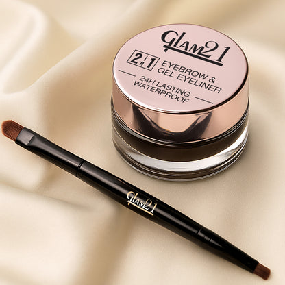 2-IN-1 Eyebrow &amp; Gel Eyeliner