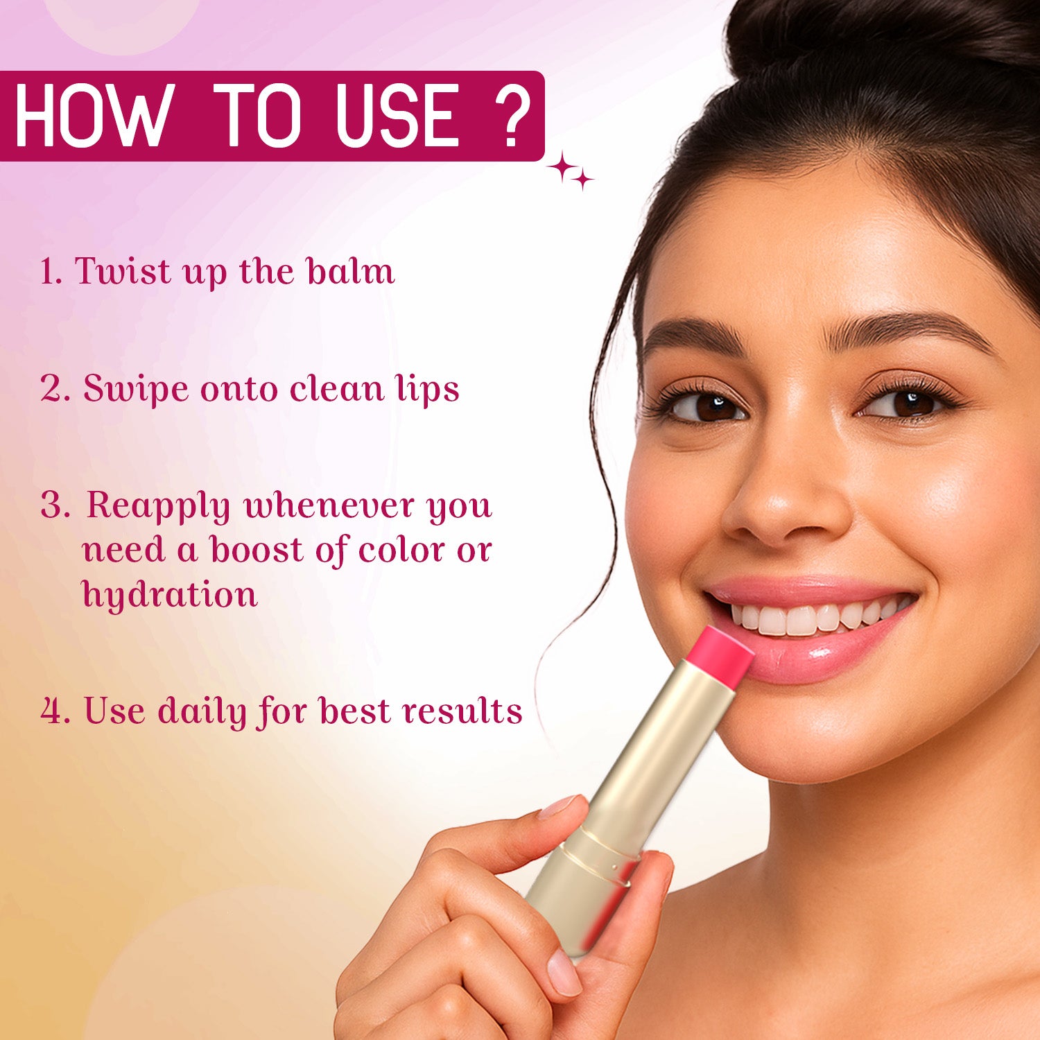 Love Swipe Tinted Lip Balm