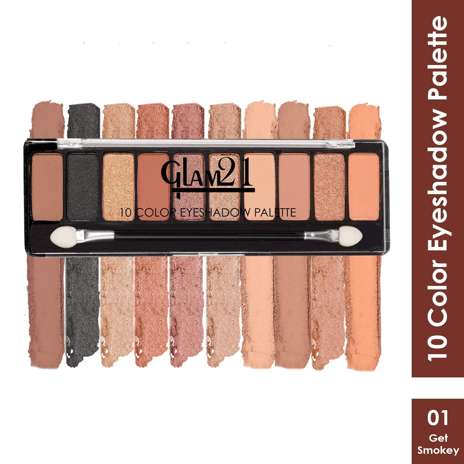 Glam21 Glamour Eyes Duo: Eye Shadow and Mascara Combo  (Pack of 2)
