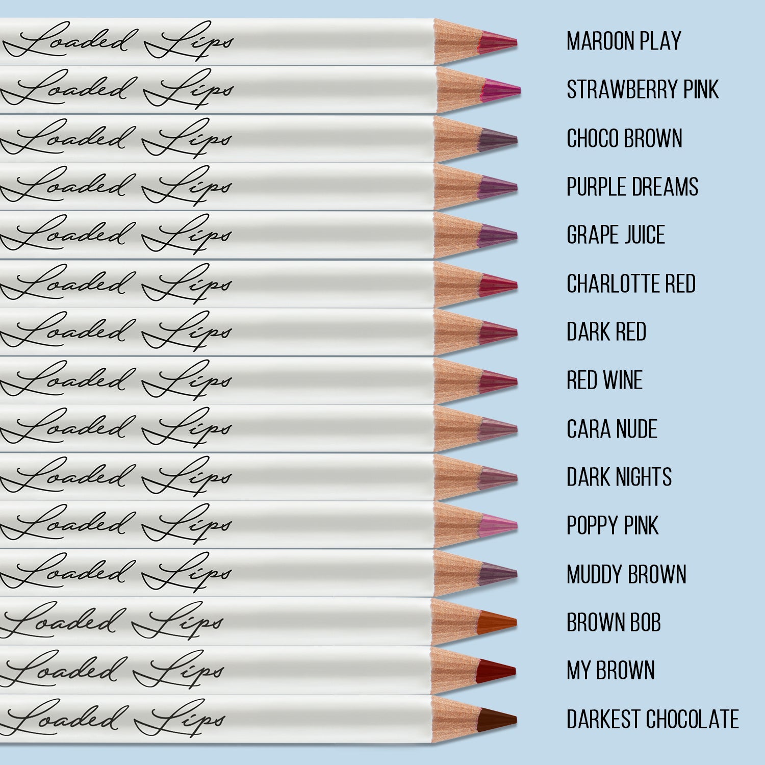 Loaded Lips Liner Pack of 3