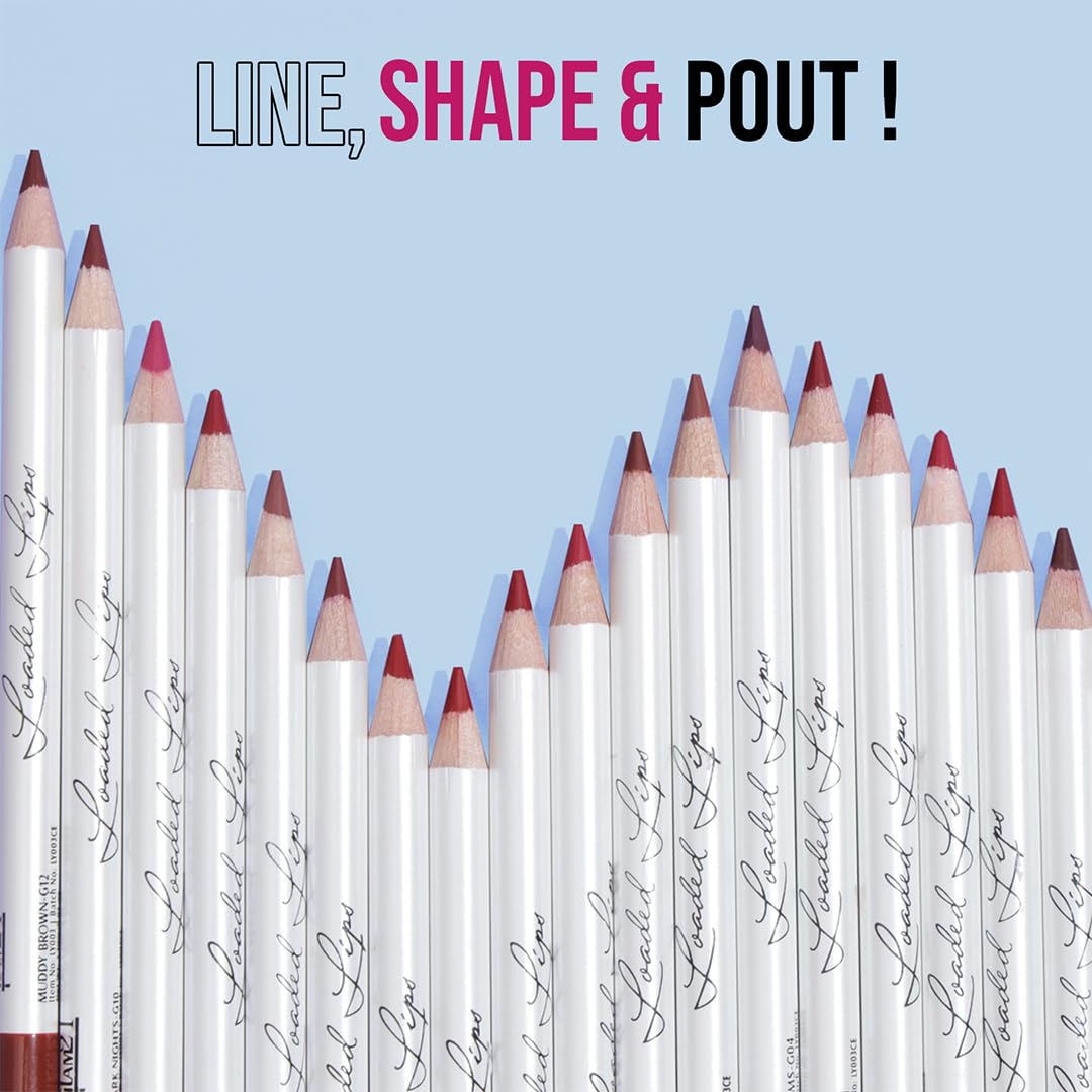 Loaded Lips Liner Pack of 3