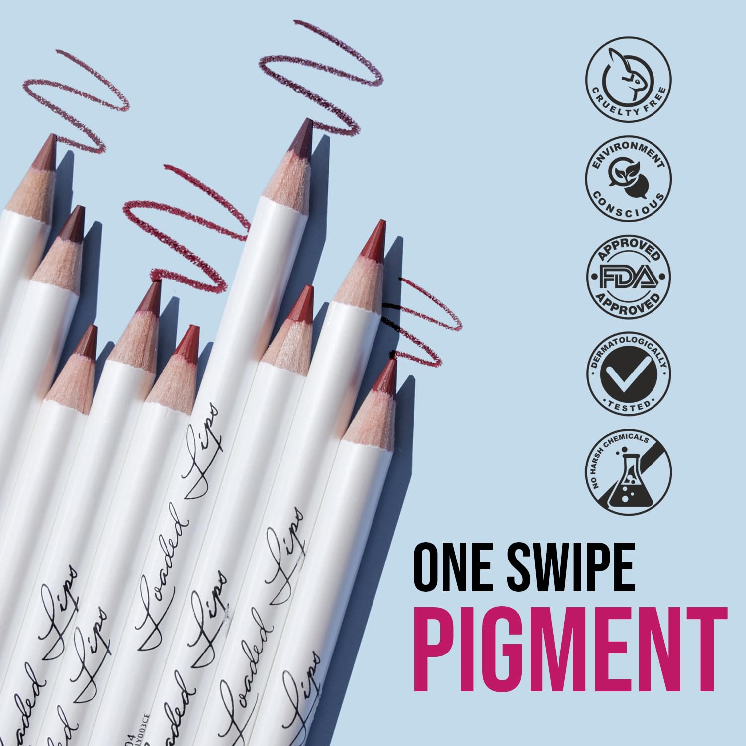 Loaded Lips Liner Pack of 3
