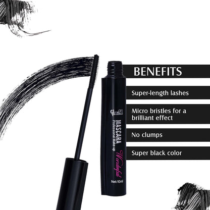 Glam21 Eye Couture Bundle with Eye Liner, Mascara, Eyebrow Pencil &amp; Kajal (Pack of 4)