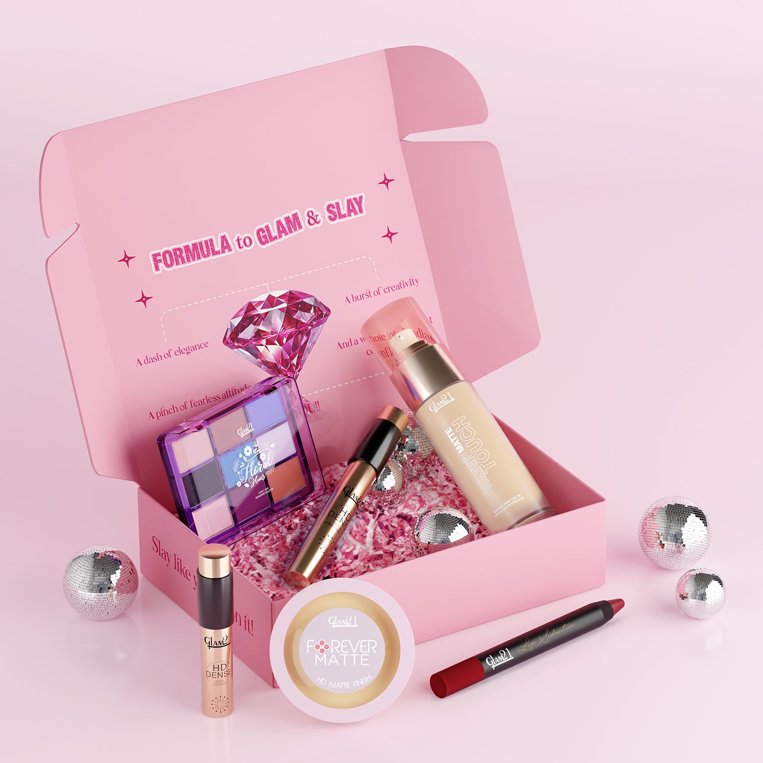 Party Ready Glam Makeup kit Set Of 6  Light Tone