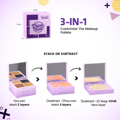 Triple Treat 3 in 1 Face Palette