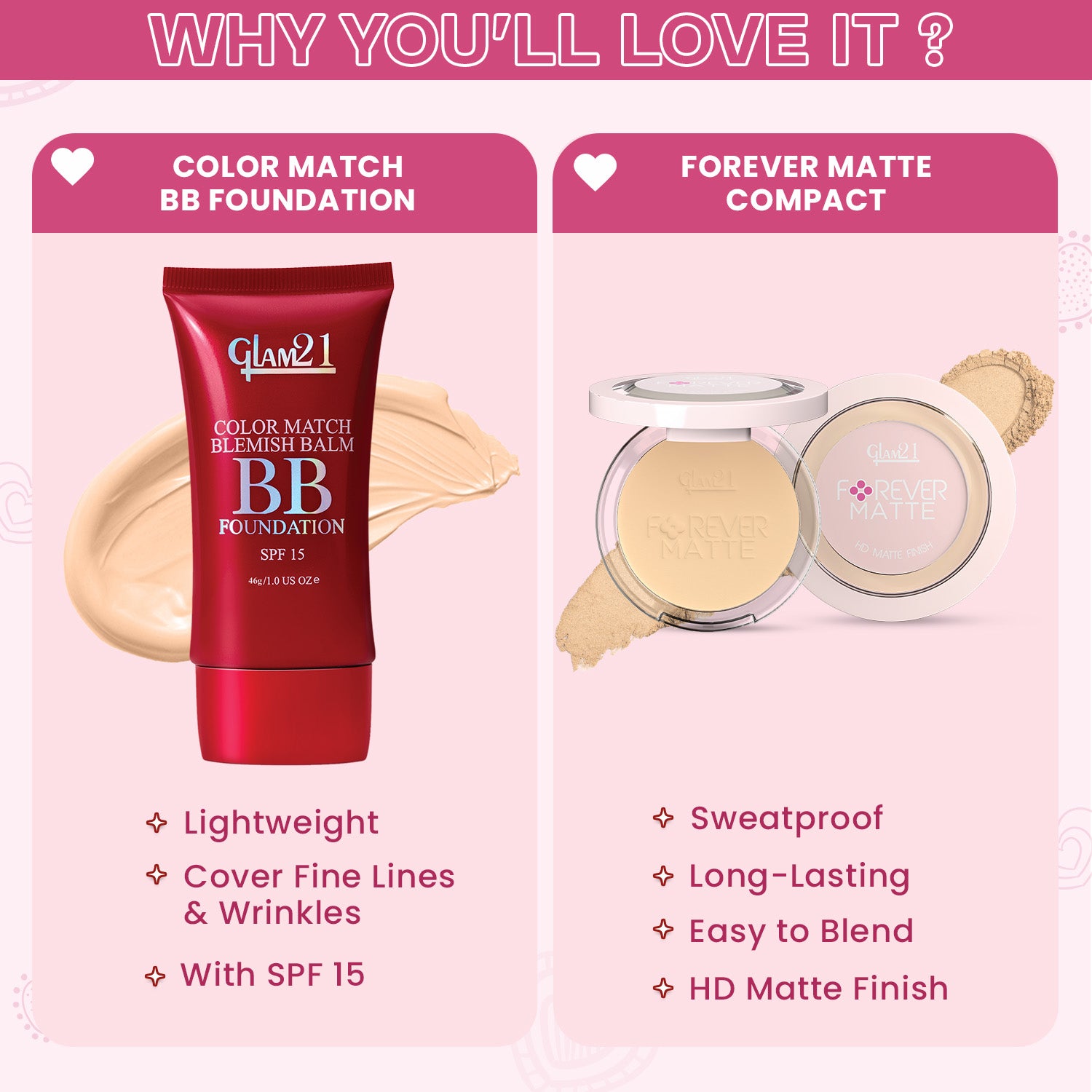 Desi Deva Makeup kit Set Of 6 Light Tone