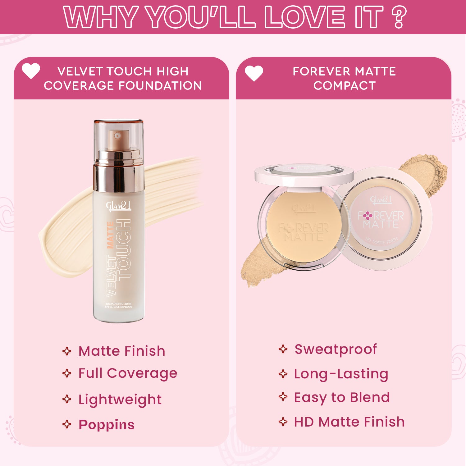 Party Ready Glam Makeup kit Set Of 6  Light Tone