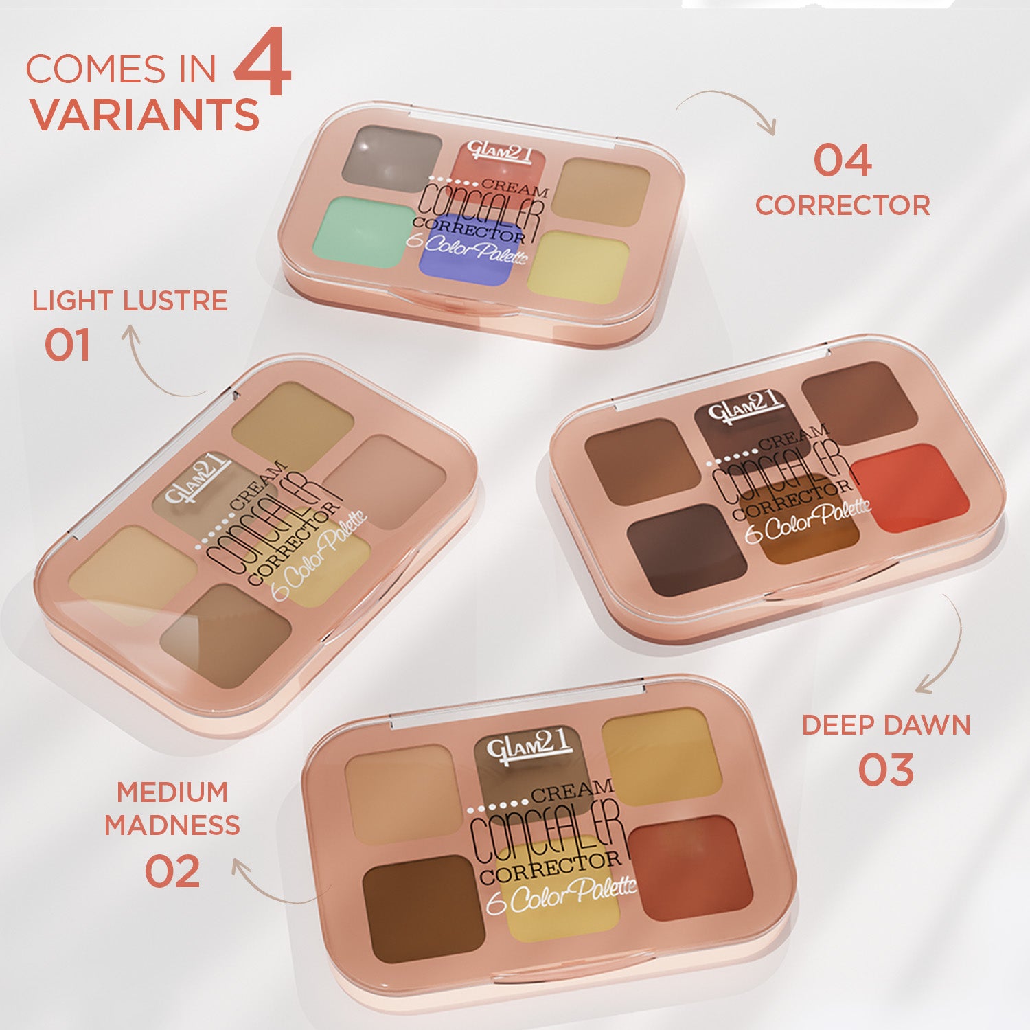 Cream Concealer Corrector Palette