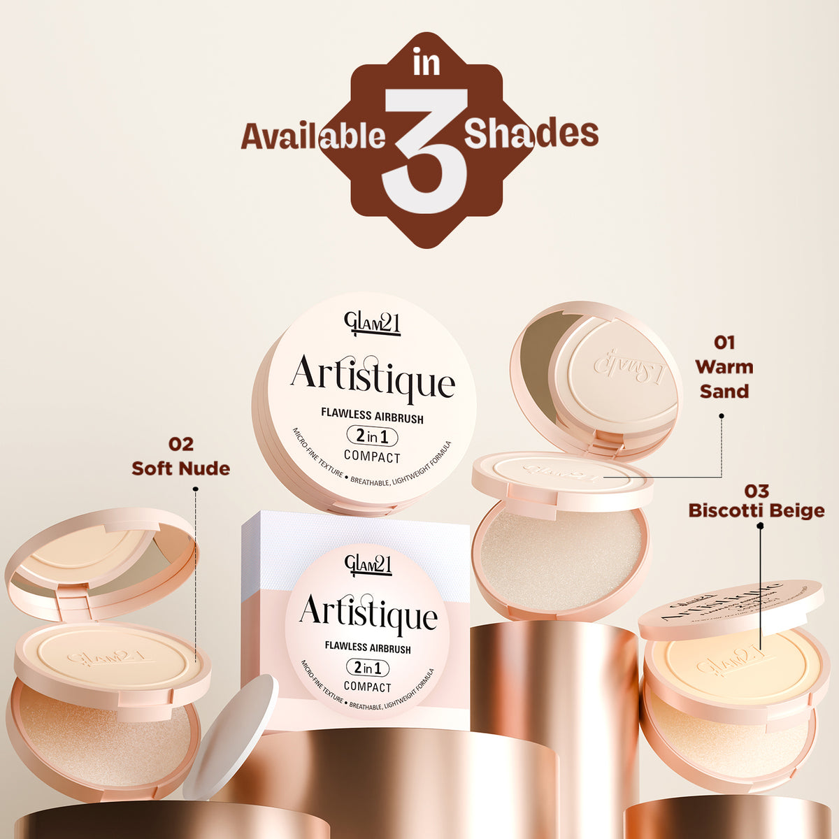 Artistique Flawless Airbrush 2 in 1 Compact