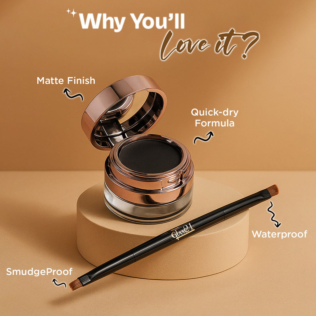 2-IN-1 Eyebrow &amp; Gel Eyeliner