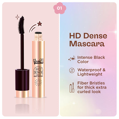 Eye Makeup Trio Combo –Mascara &amp; Eyeliner &amp; Kajal