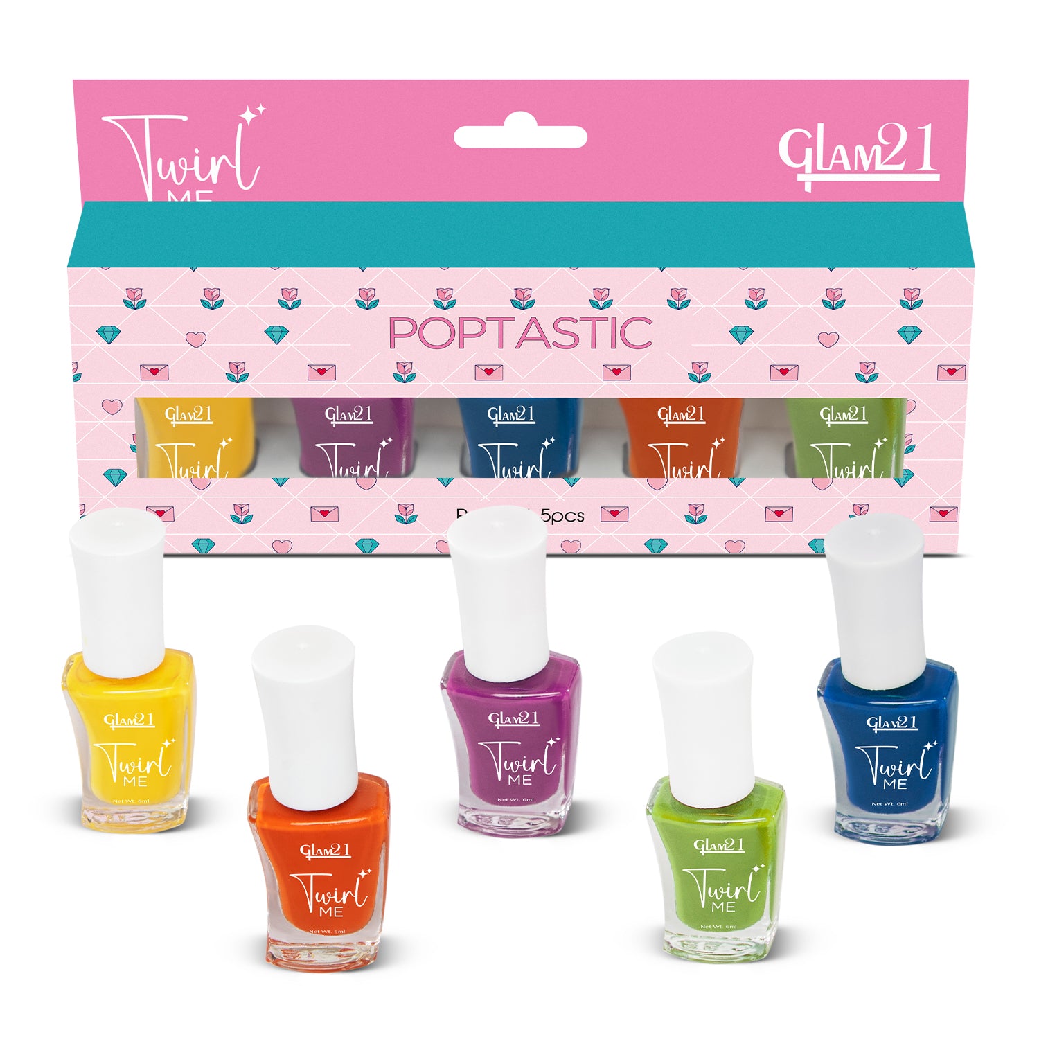 Twirl Me Nail Paint Combo -Nail color -6 ml each