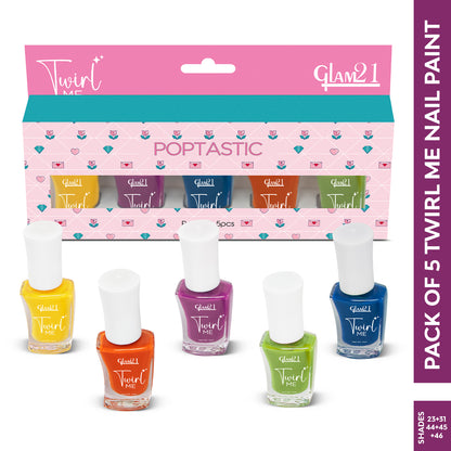 Twirl Me Nail Paint Combo -Nail color -6 ml each