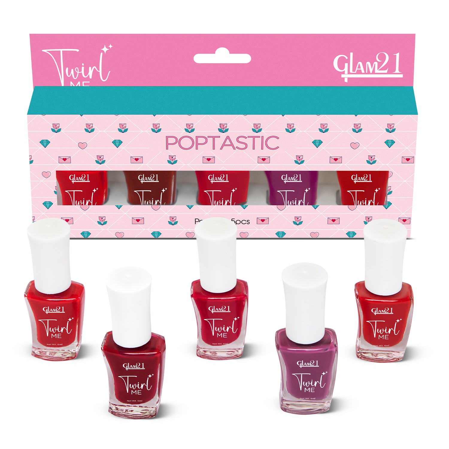 Twirl Me Nail Paint Combo -Nail color -6 ml each