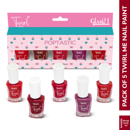 Twirl Me Nail Paint Combo -Nail color -6 ml each