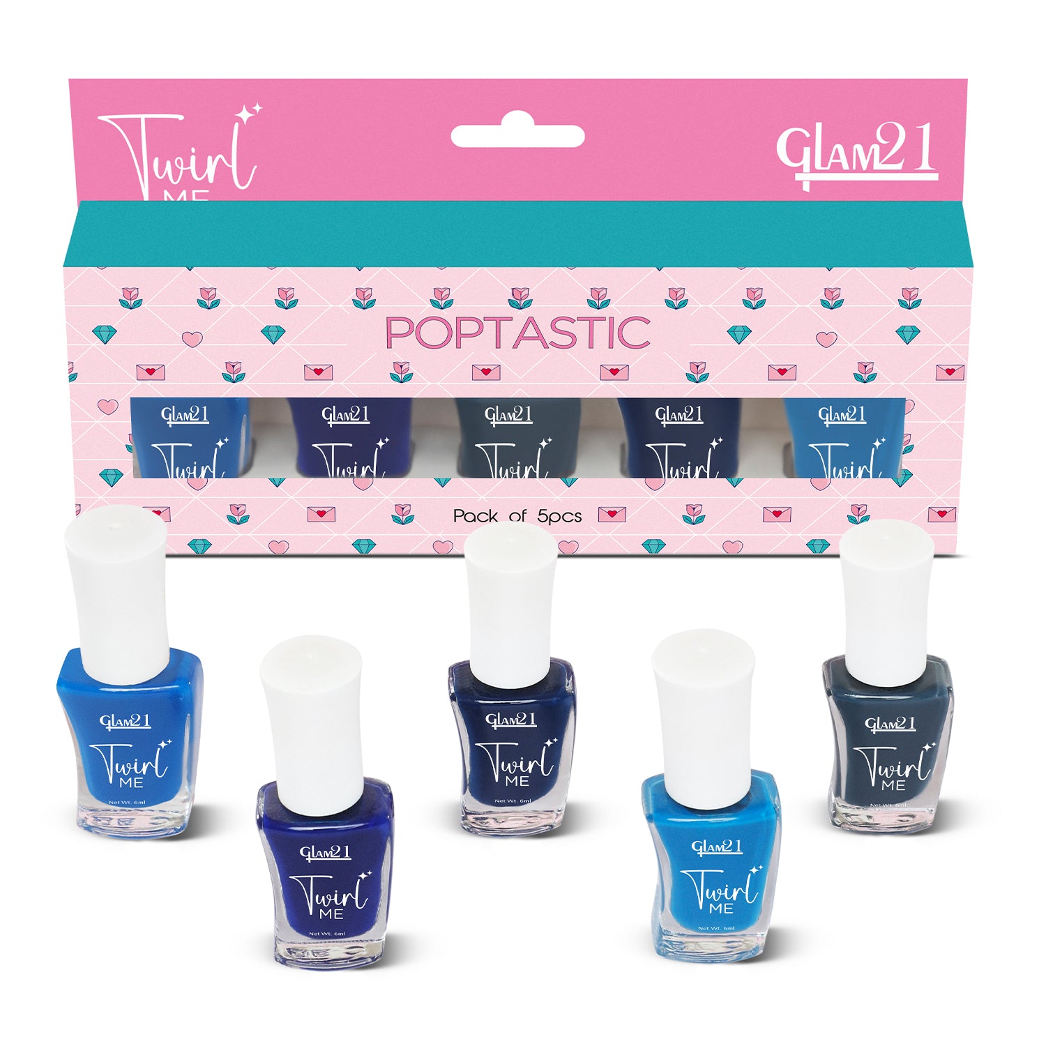 Twirl Me Nail Paint Combo -Nail color -6 ml each