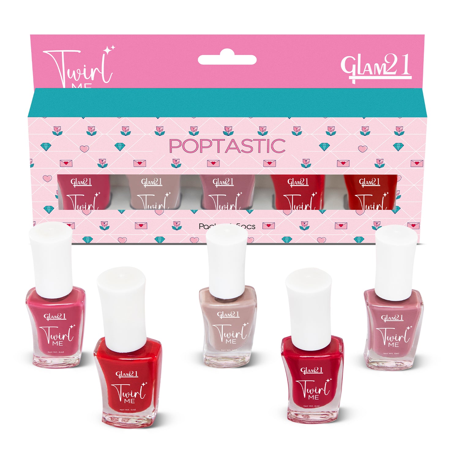 Twirl Me Nail Paint Combo -Nail color -6 ml each