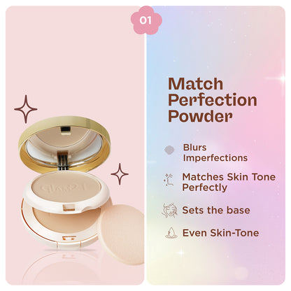 Color Match BB Foundation + 2-in-1 Compact Powder Combo