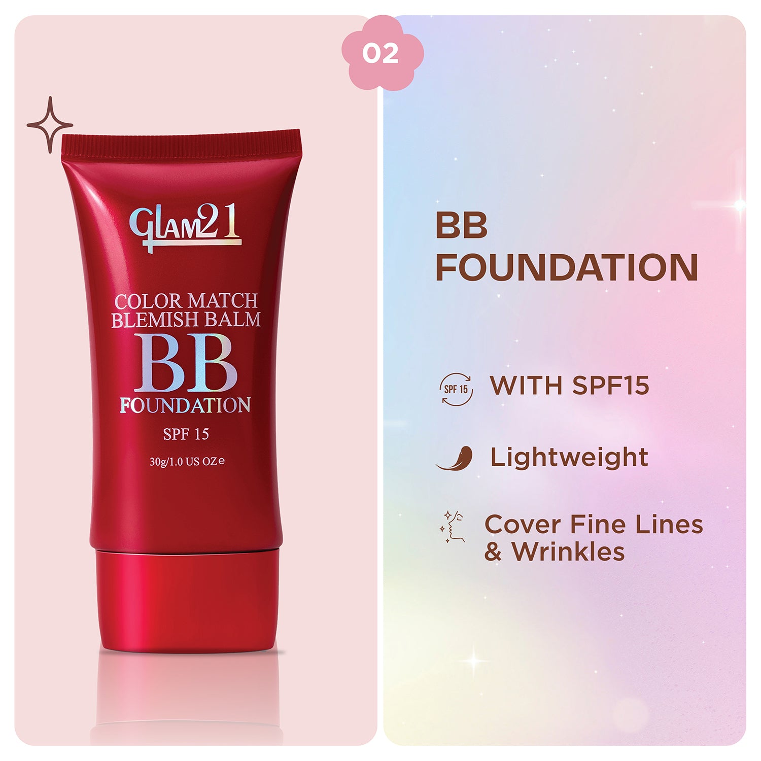 Color Match BB Foundation + 2-in-1 Compact Powder Combo