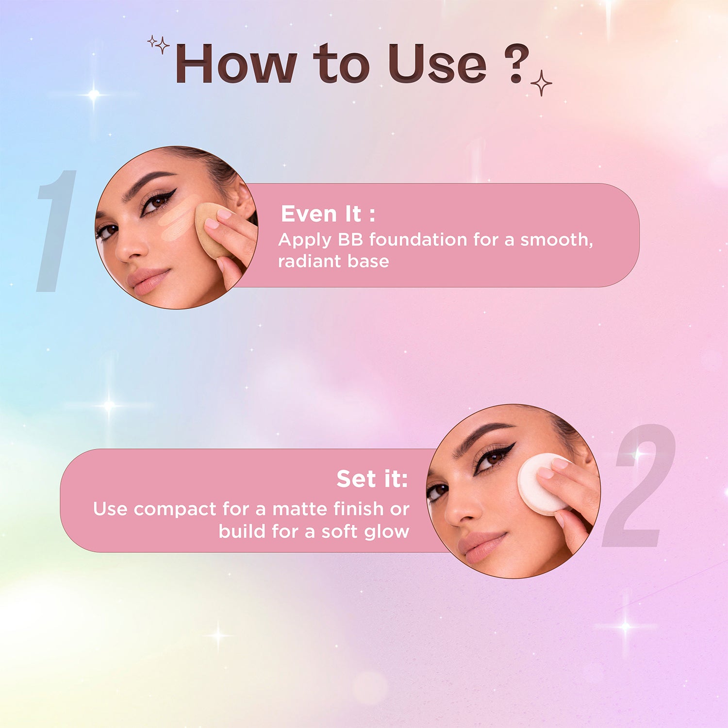 Color Match BB Foundation + 2-in-1 Compact Powder Combo