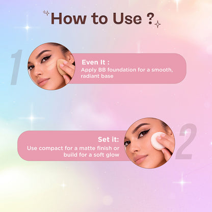 Color Match BB Foundation + 2-in-1 Compact Powder Combo