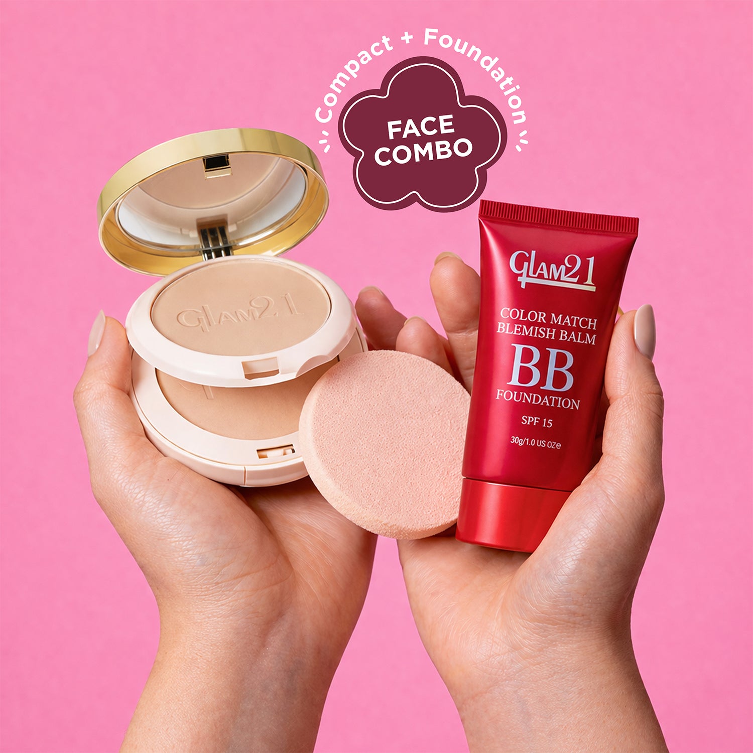 Color Match BB Foundation + 2-in-1 Compact Powder Combo